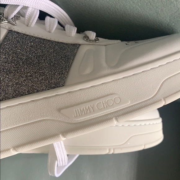 Jimmy Choo™  Hawaii lace-up sneakers - Picture 14 of 16